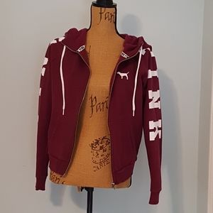 Pink Victoria's secret hoodie